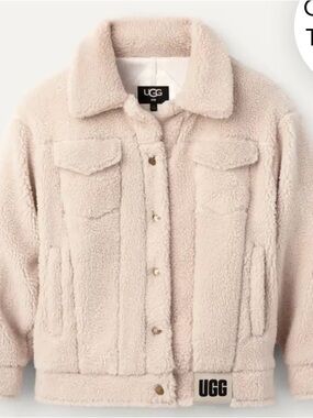 UGG Soft Ivory Sherpa Jacket